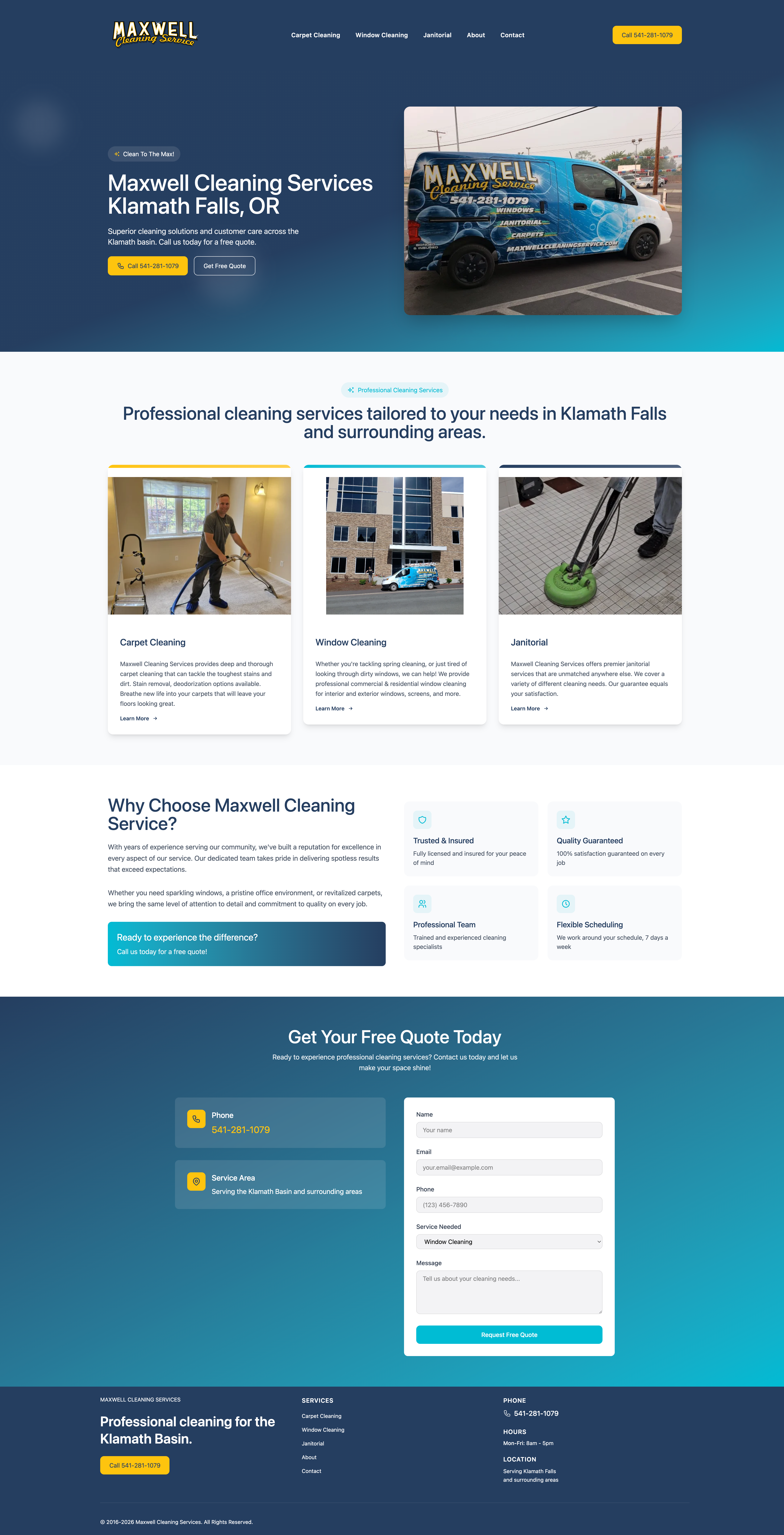 Maxwell Cleaning Service
