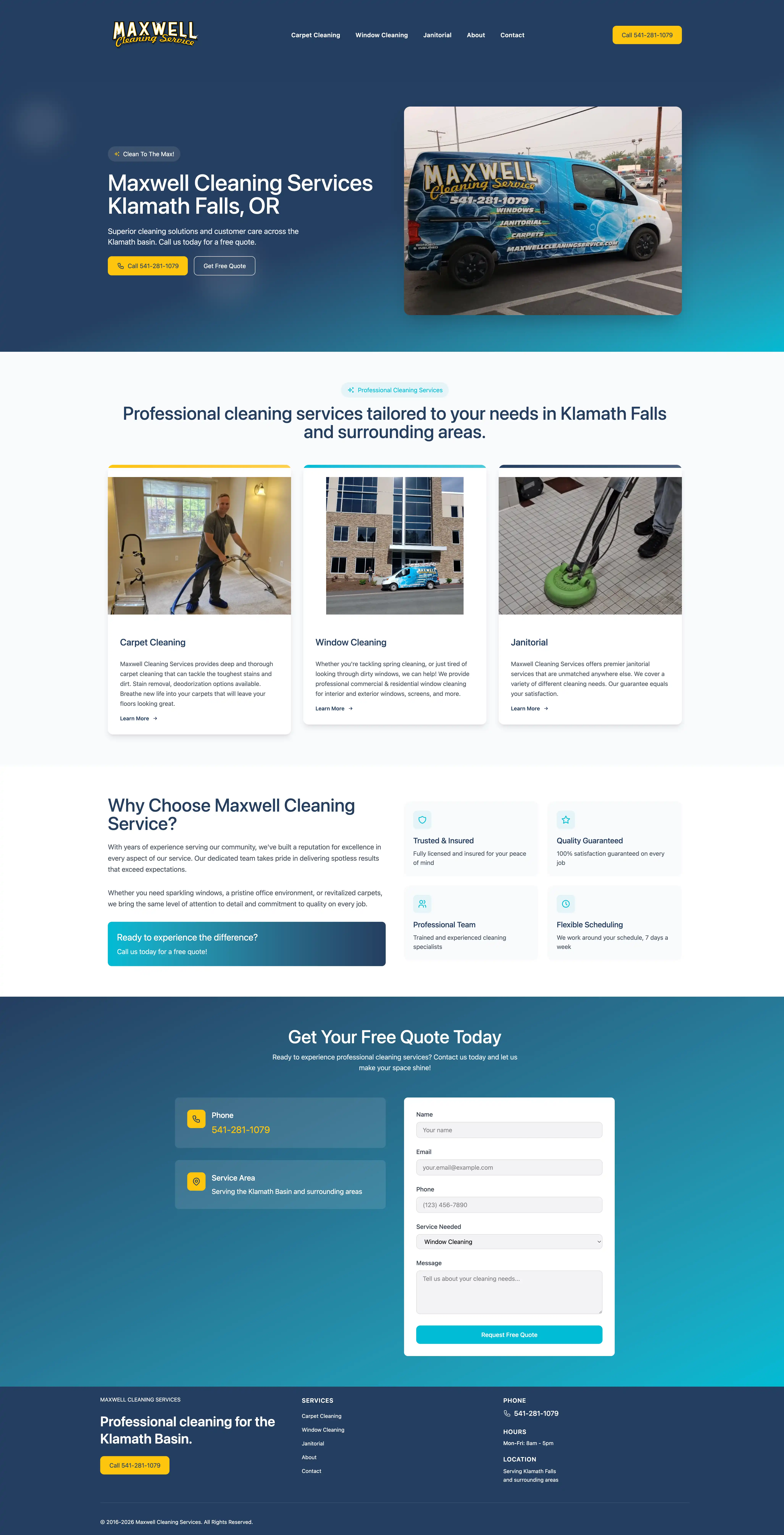 Maxwell Cleaning Service